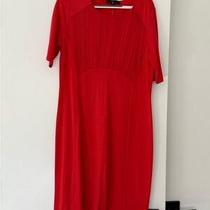 MaxMara Burnt Orange Midi Dress